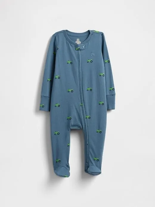 Baby First Favorites Organic Cotton Footed One-Piece
