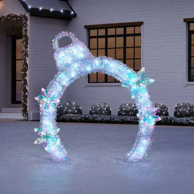 Member's Mark 48" Pre-Lit Iridescent Ornament Arch Décor