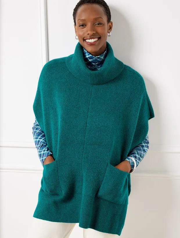Turtleneck Poncho