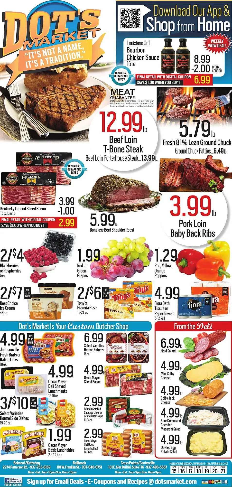 Weekly ad Dot's Market weekly ad from September 15 to September 21 2025 - Page 1