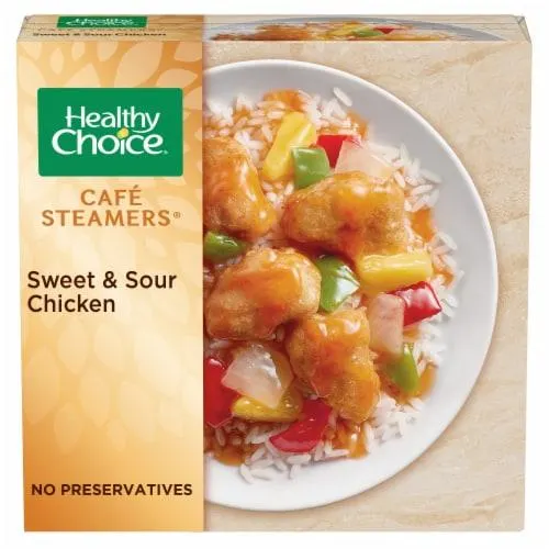 Healthy Choice Café Steamers Sweet & Sour Chicken, Frozen Meal