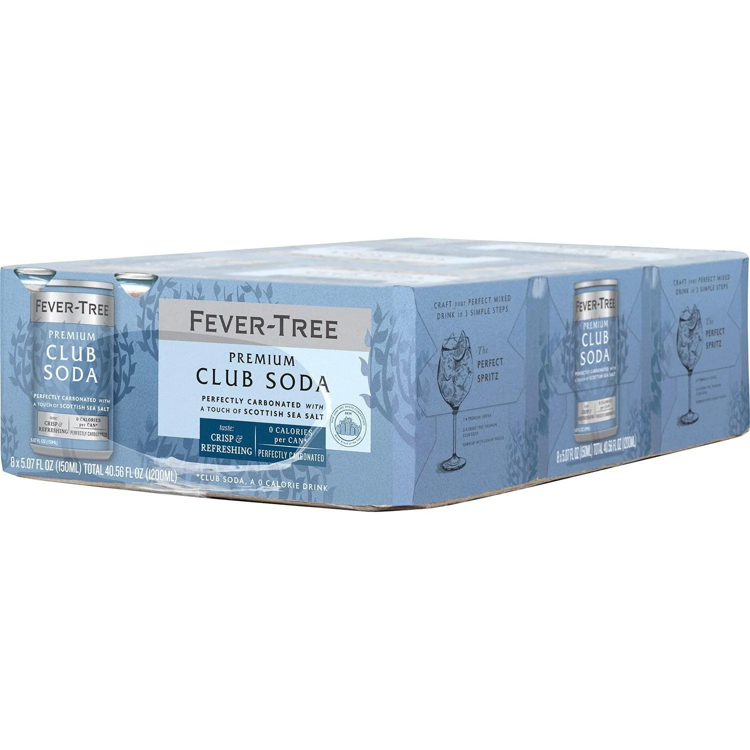 Fever-Tree Premium Club Soda, 5.07 fl. oz., 24 pk.