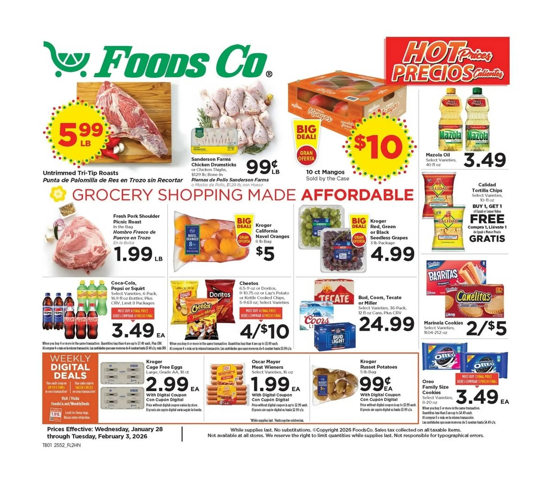 Foods Co weekly ad - 1