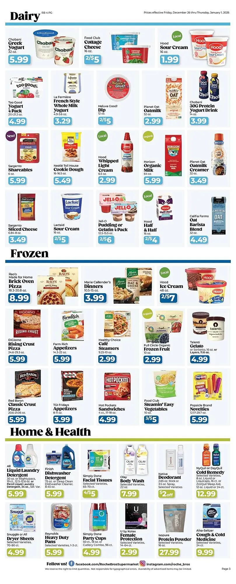Weekly ad Roche Bros weekly ad from December 26 to January 1 2026 - Page 3