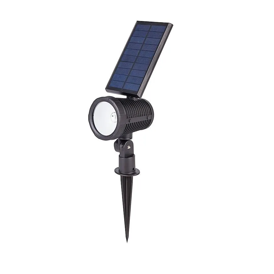 Harbor Breeze 120 -Lumens Black Solar LED Flood light