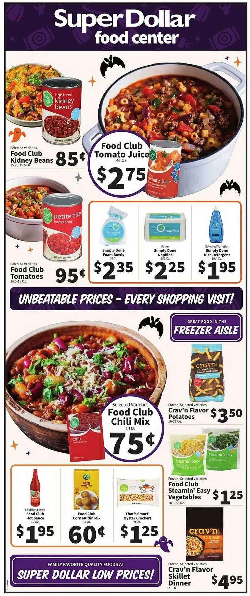 Weekly ad Super Dollar Food Center weekly ad from October 22 to October 28 2025 - Page 2