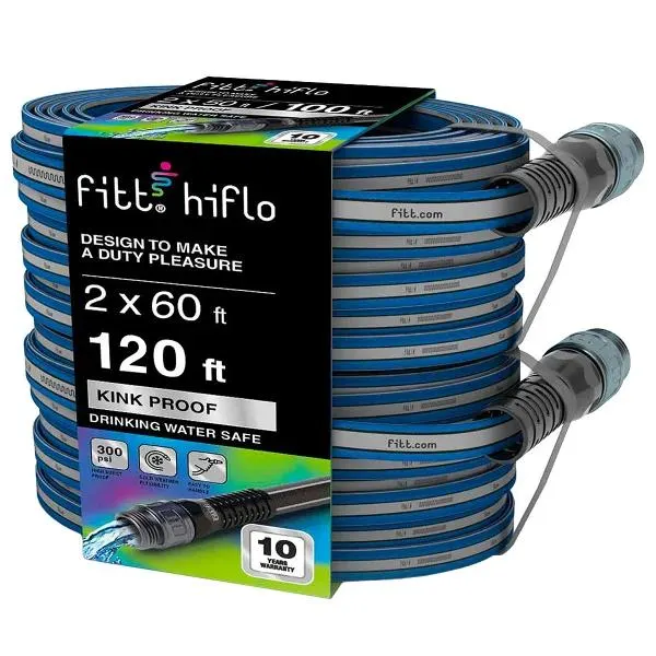 FITT HiFlo 60ft Hose 2-pack