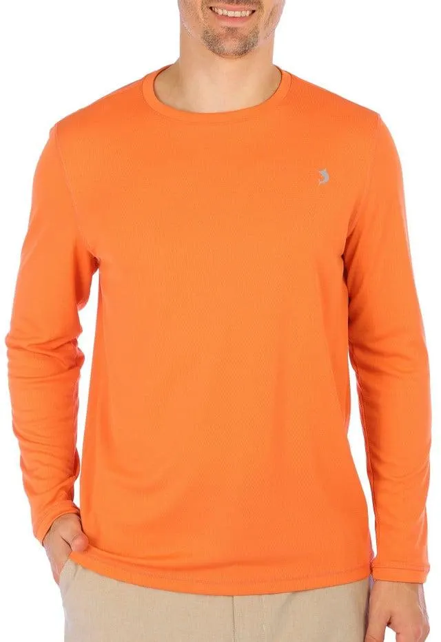 Reel Legends Mens Freeline Solid Long Sleeve Shirt