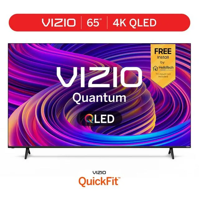 VIZIO 65" Class Quantum 4K QLED HDR Smart TV (NEW) M65Q6-L4