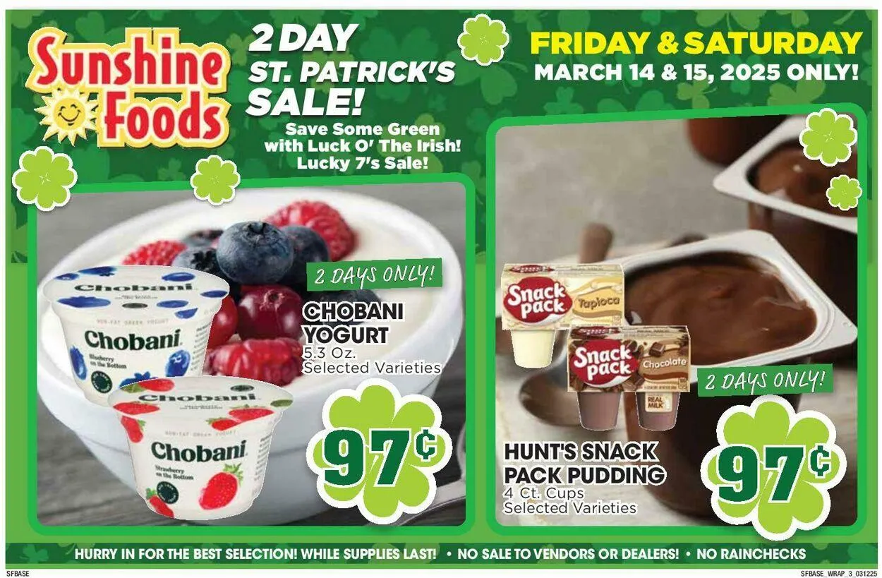 Weekly ad Sunshine Foods from March 12 to March 18 2025 - Page 11