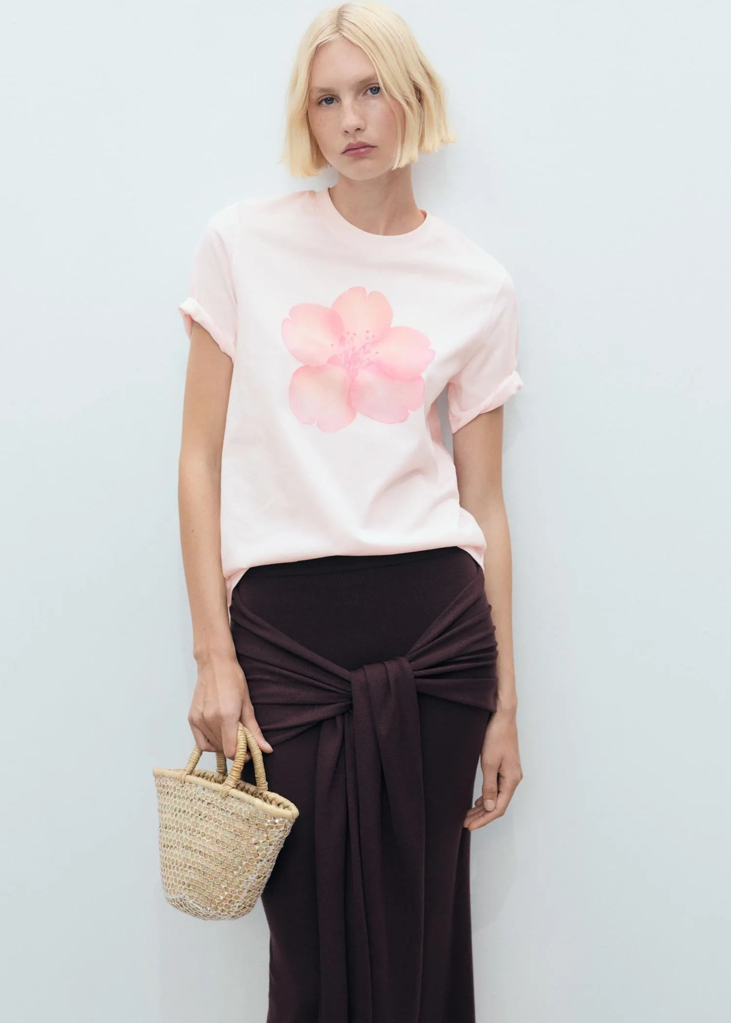 Floral print T-shirt