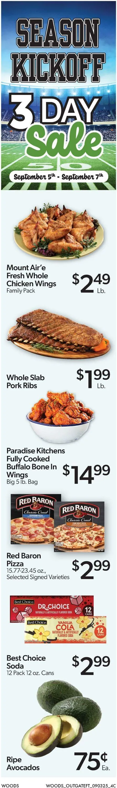 Weekly ad Woods Supermarket from September 3 to September 10 2025 - Page 5