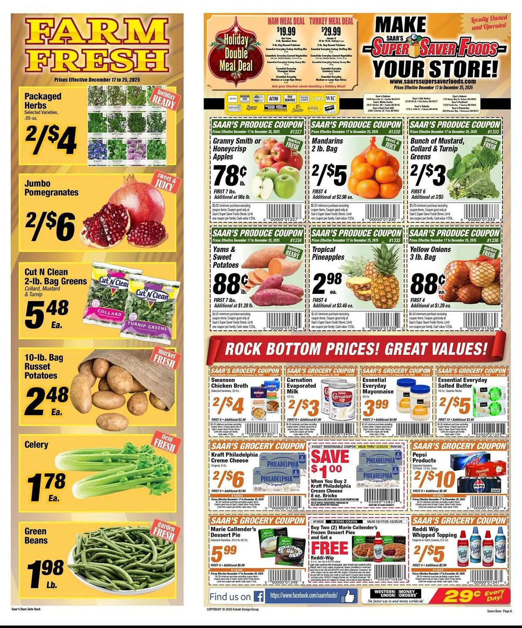 Weekly ad Super Saver weekly ad from December 17 to December 25 2025 - Page 1