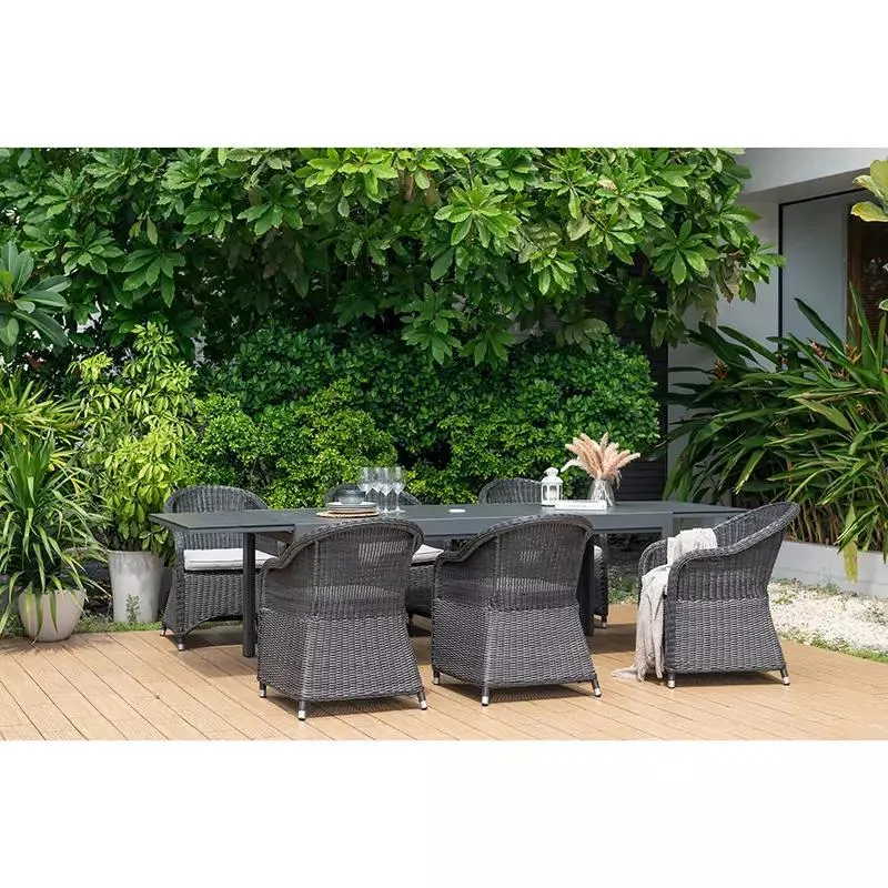 Amazonia Cottage 7-Pc. Exp Dining Set, Dark