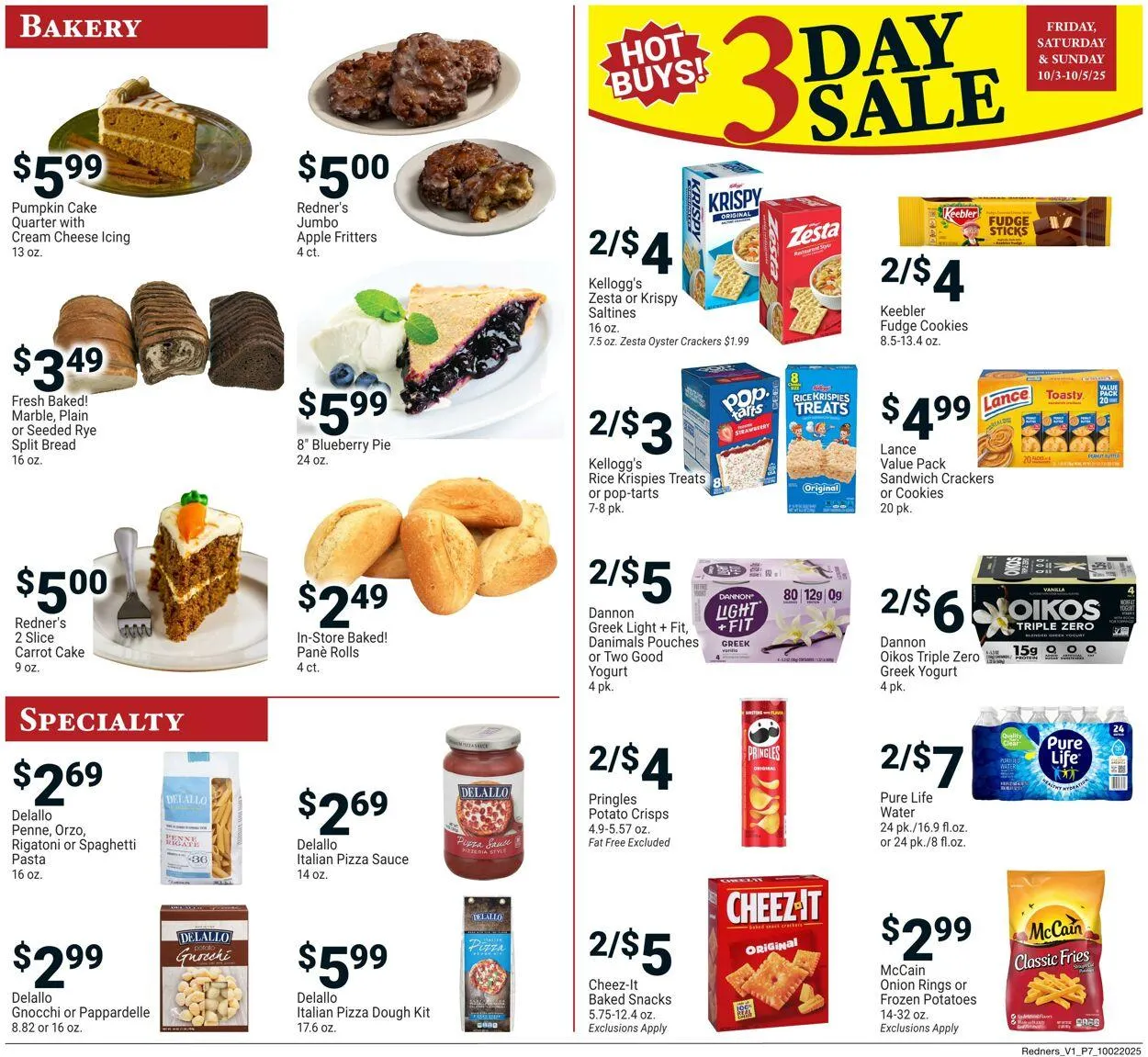 Weekly ad Redner’s Warehouse Market Current weekly ad from October 2 to October 8 2025 - Page 7
