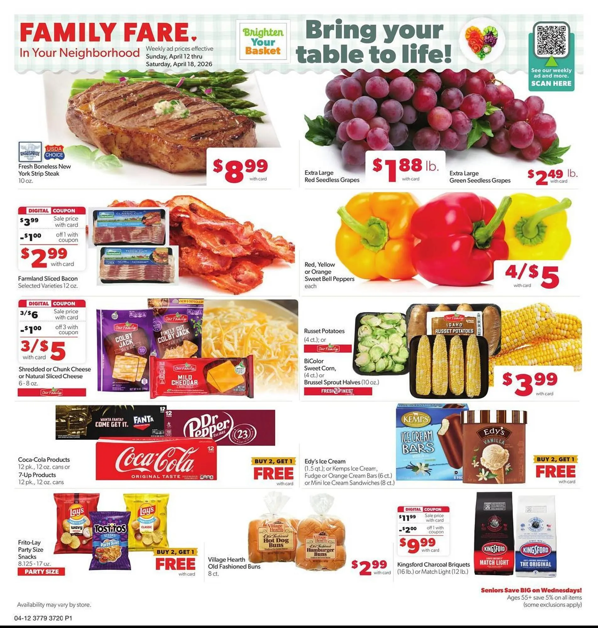 Weekly ad Family Fare weekly ad from April 12 to April 18 2026 - Page 1