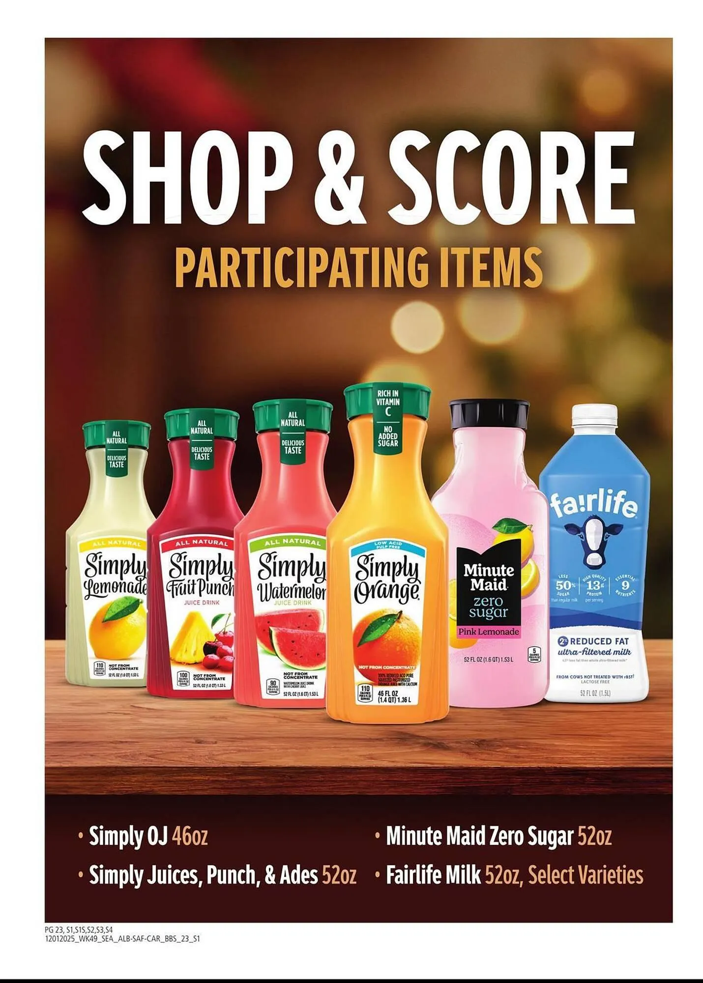Weekly promotion Albertsons weekly ad spanning from December 1 to December 28 2025 - Page 23 for Catalogue 365