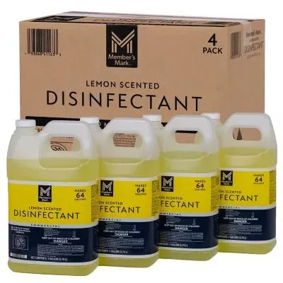 Member's Mark Commercial Disinfectant, Lemon Scent, 1 gal., Choose Pack Size