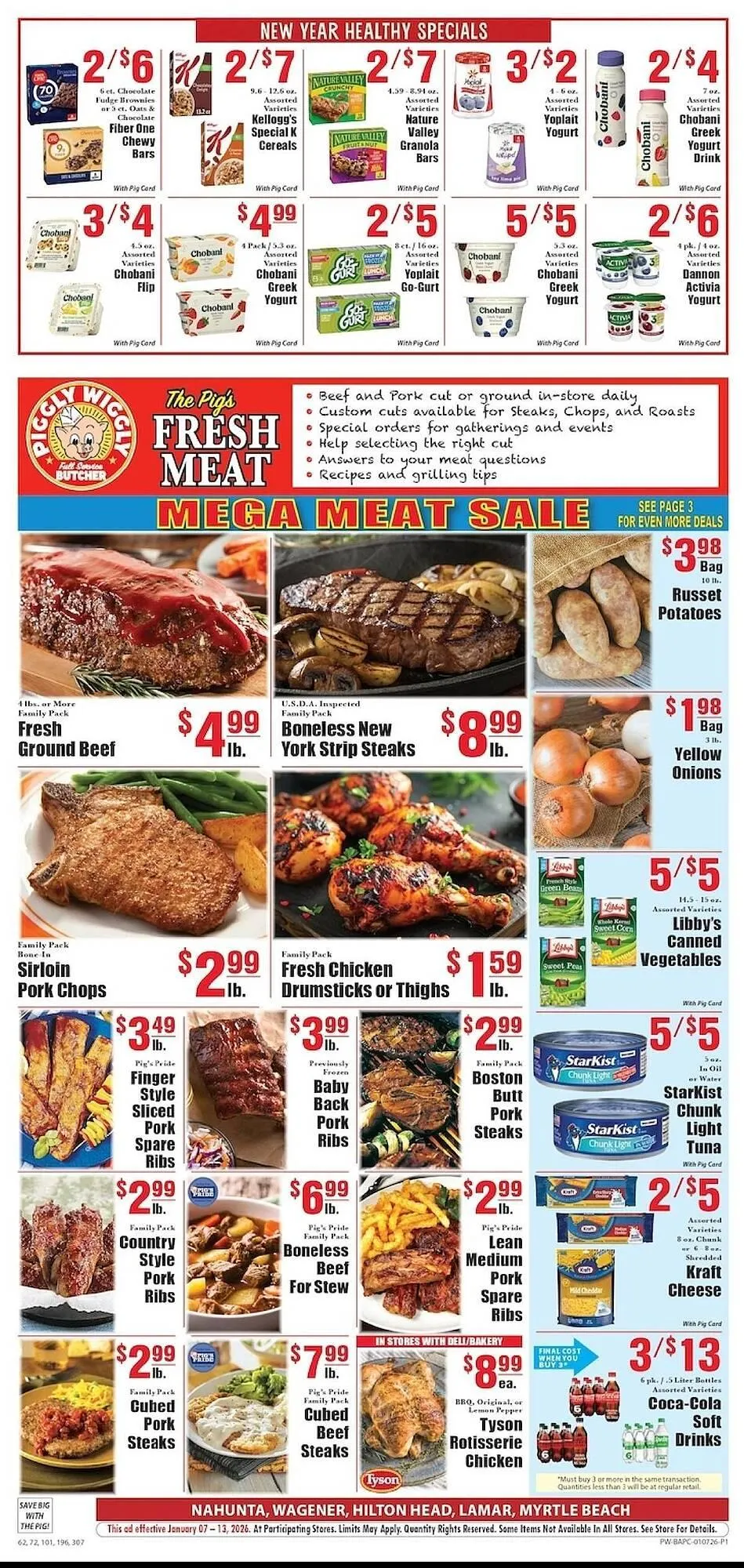 Weekly ad Piggly Wiggly weekly ad from January 7 to January 13 2026 - Page 1