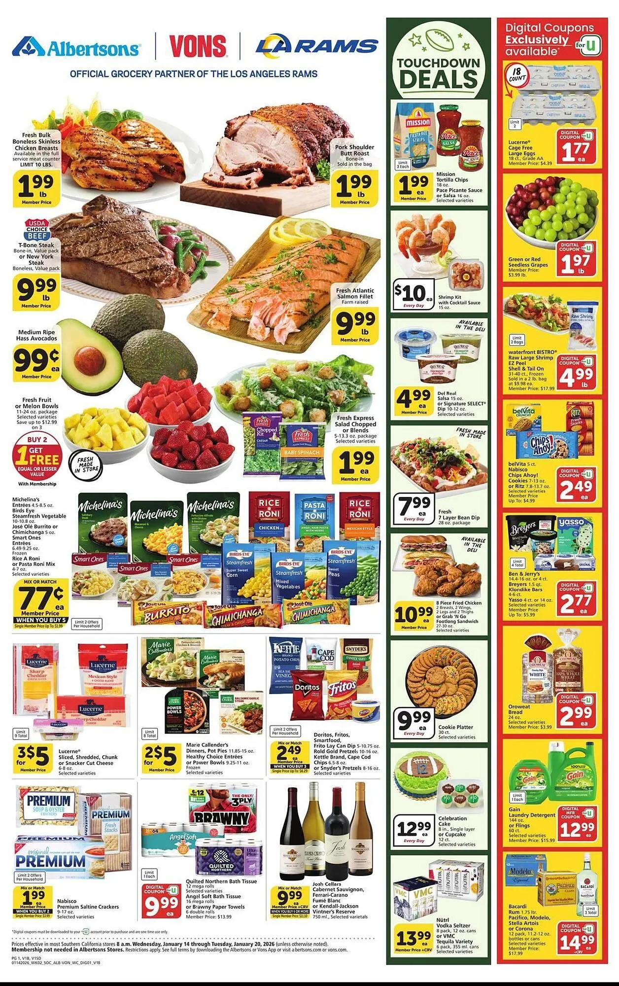 Weekly ad Vons weekly ad from January 14 to January 20 2026 - Page 1