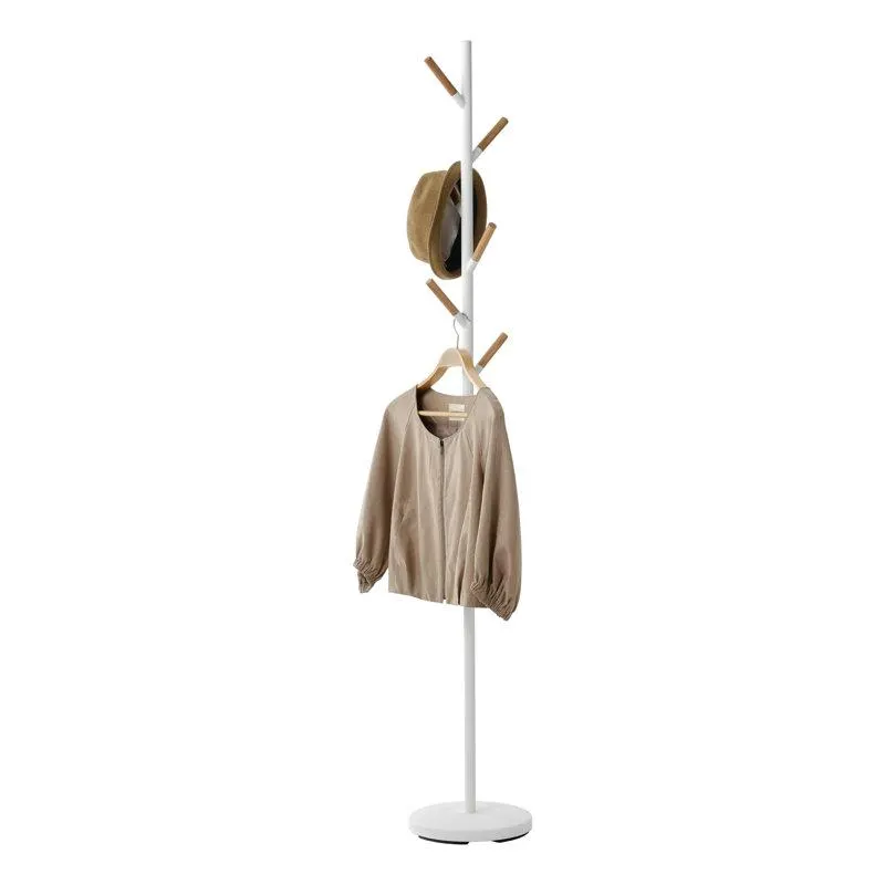 Yamazaki Home Coat Hanger, Steel, Weighted Base