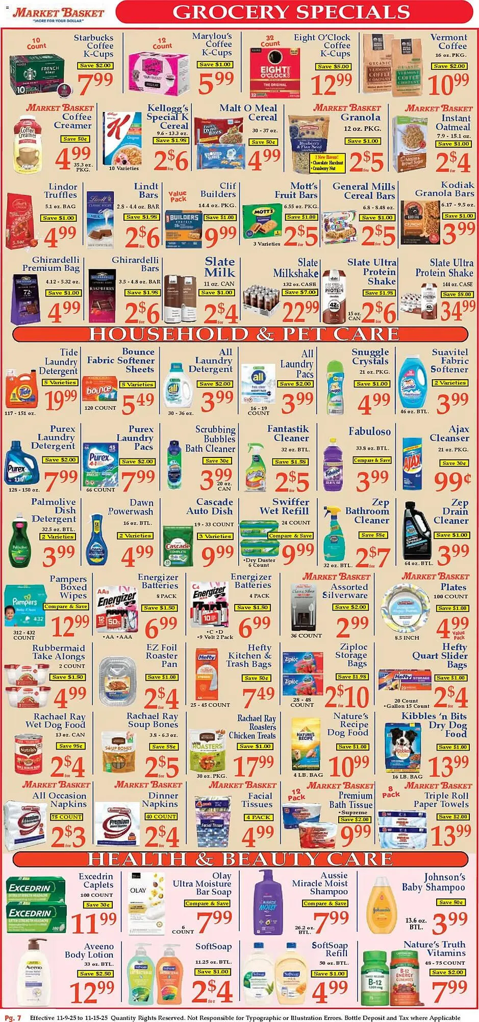 Weekly ad Market Basket weekly ad from November 9 to November 16 2025 - Page 7