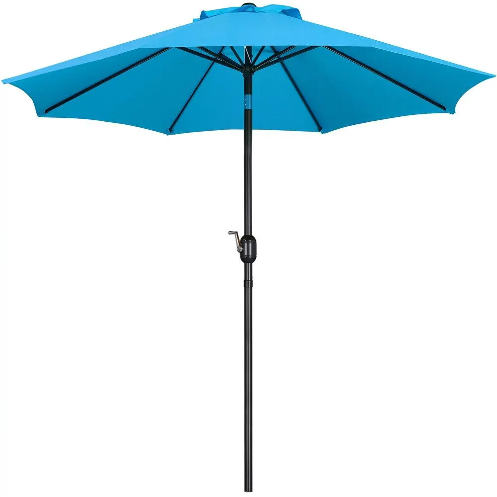 Bruton 108 " Patio Outdoor Market Umbrella with Crank Lift