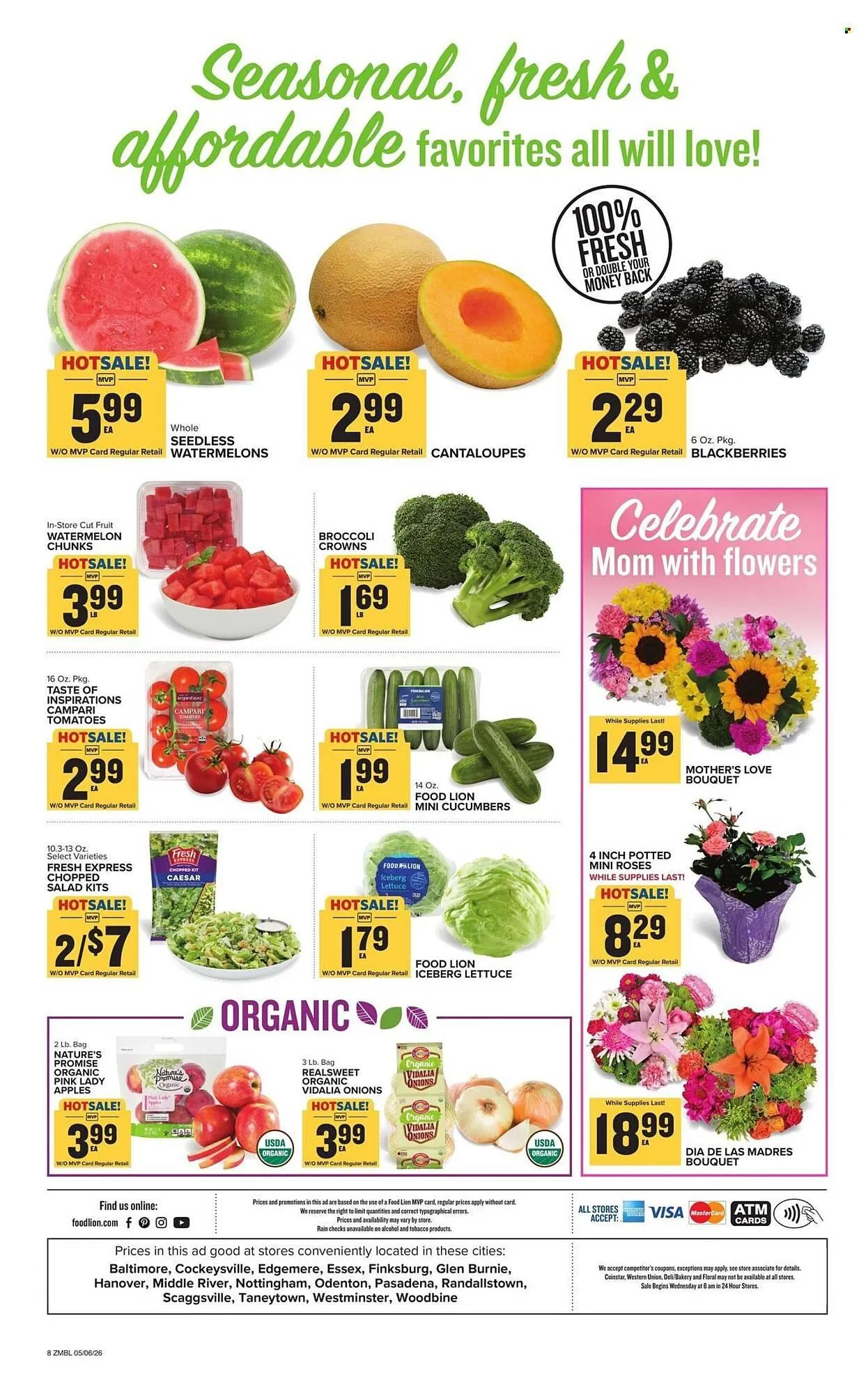 Weekly promotion Food Lion weekly ad spanning from May 6 to May 12 2026 - Page 2 for Catalogue 365