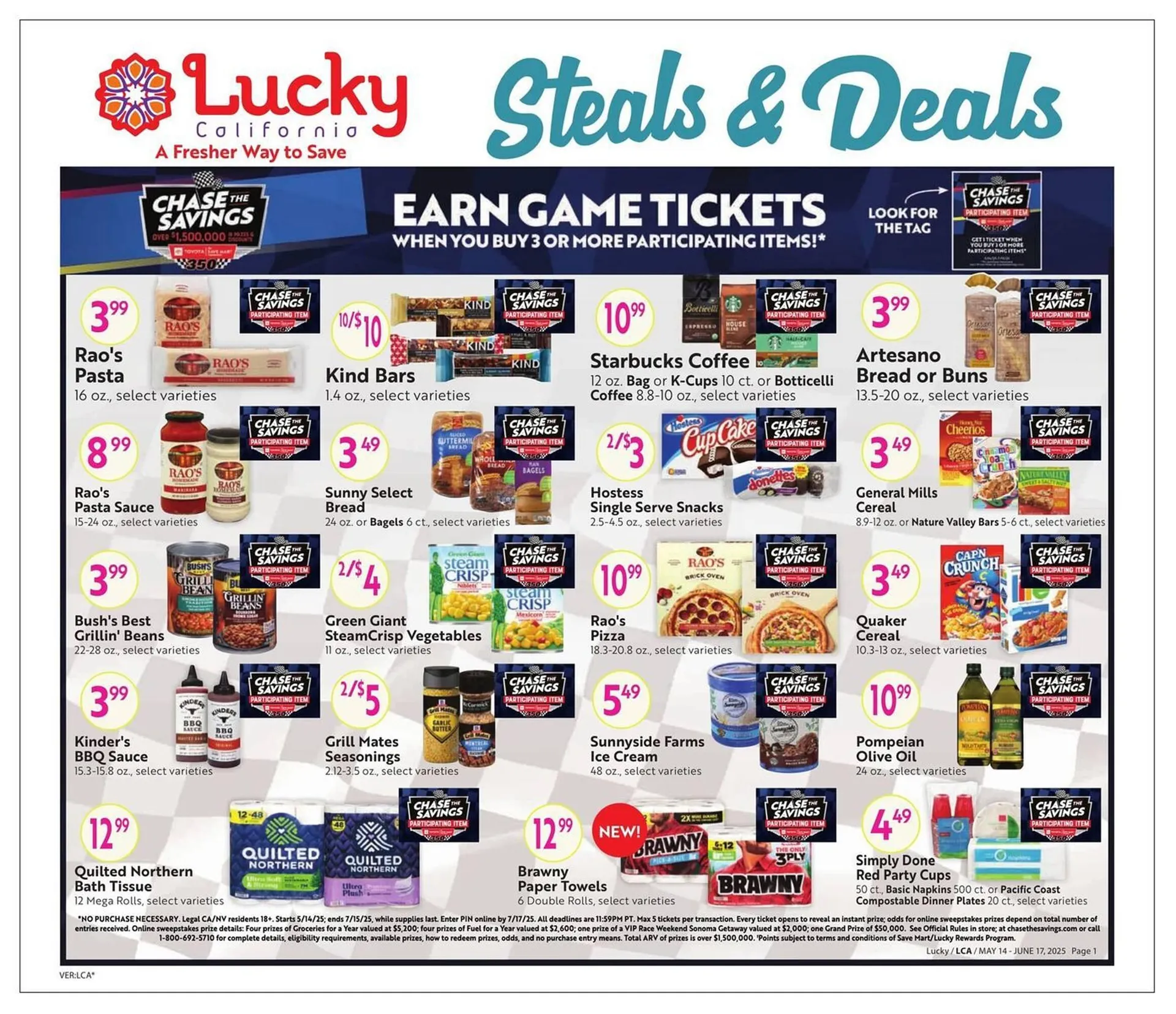 Weekly ad Lucky Supermarkets Weekly Ad from May 14 to July 15 2025 - Page 1