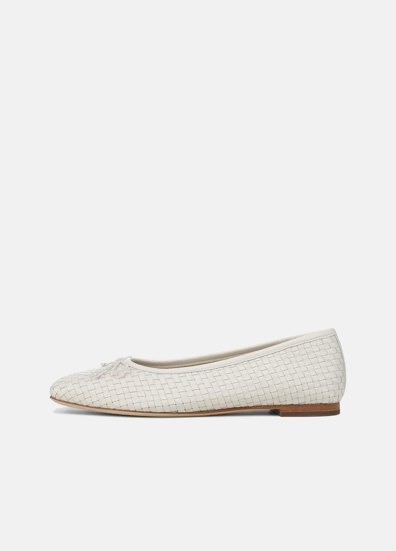 Darla Woven Leather Ballet Flat