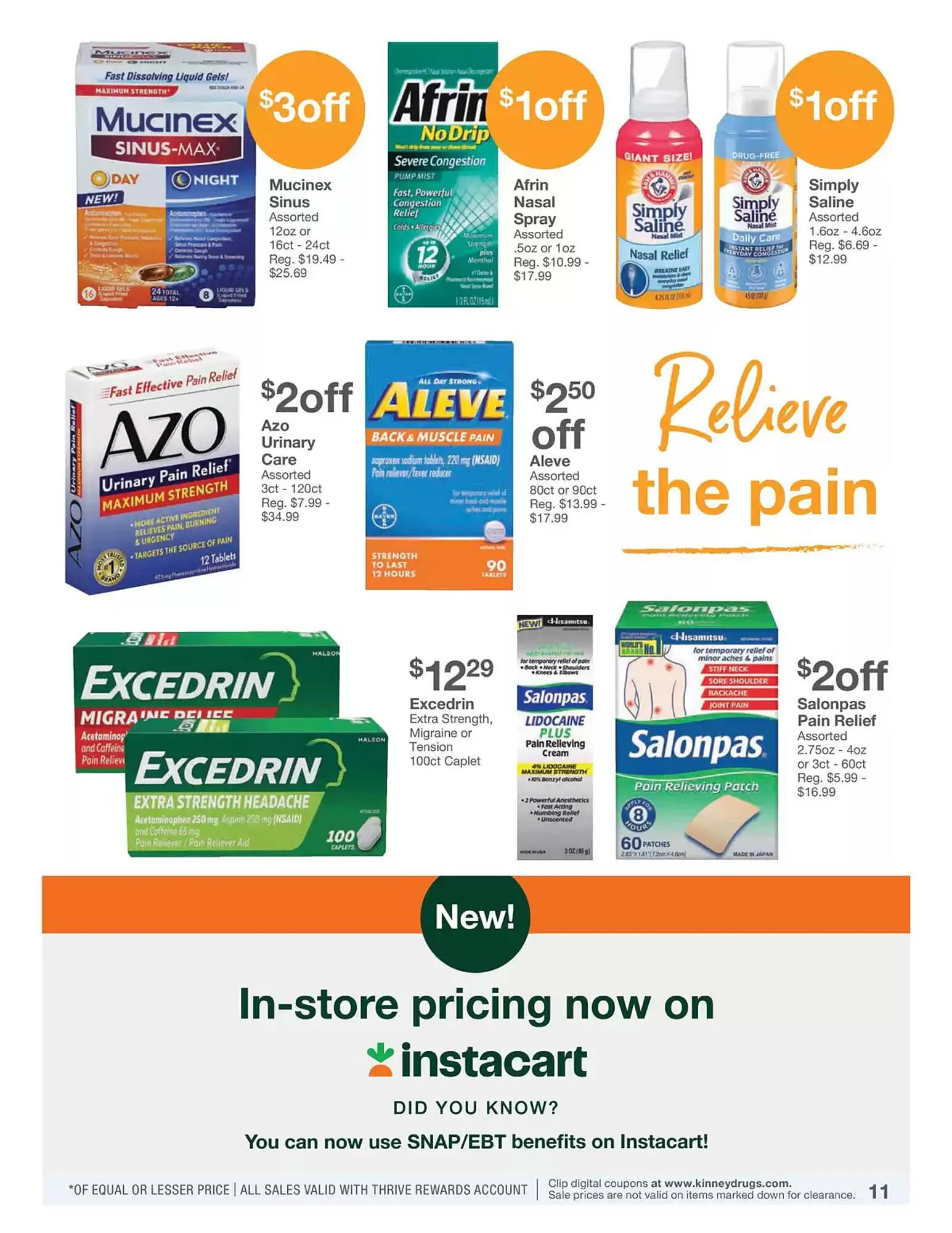 Weekly ad Kinney Drugs Weekly Ad from April 1 to April 30 2025 - Page 11
