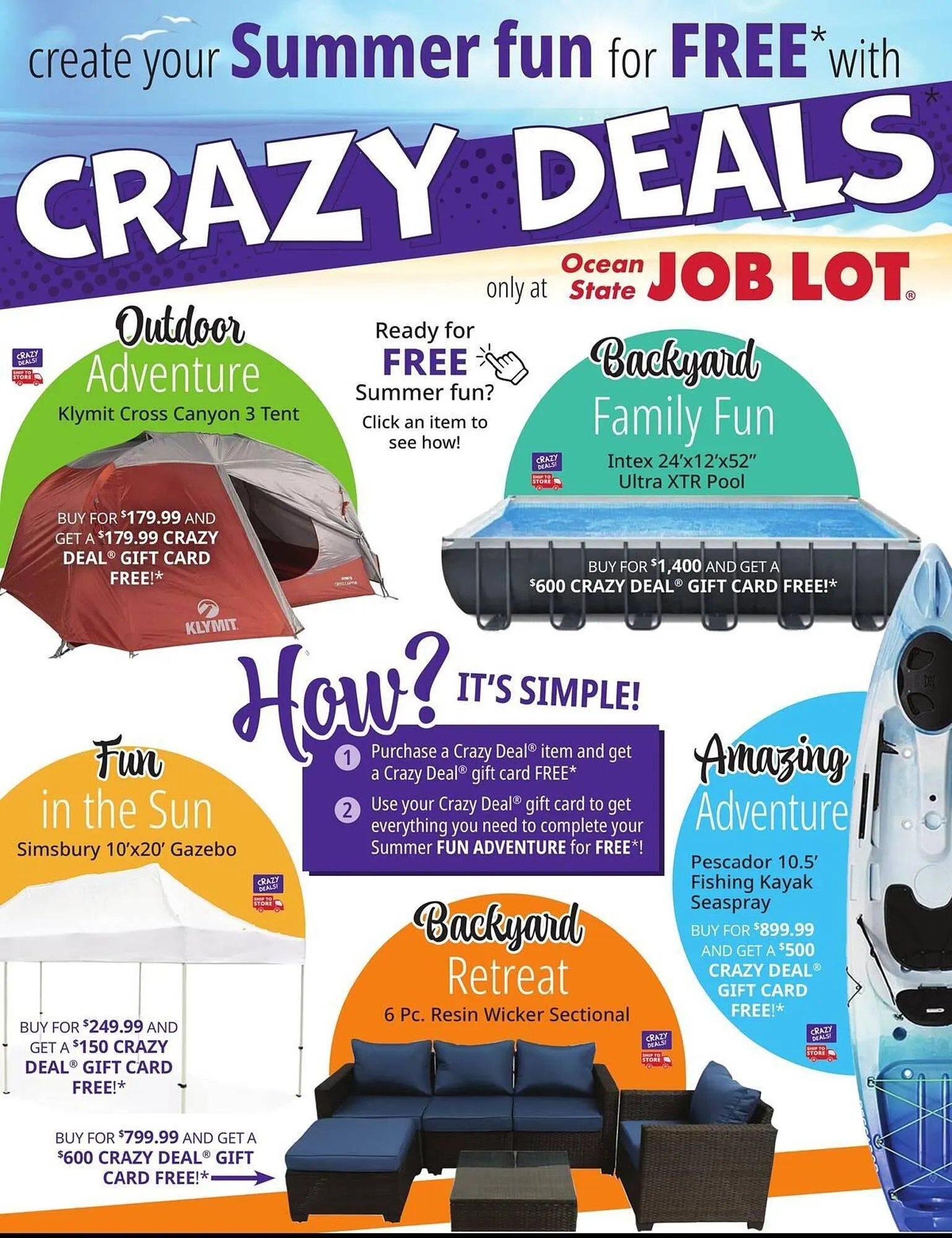 Weekly ad Ocean State Job Lot Weekly Ad from June 12 to July 30 2025 - Page 1