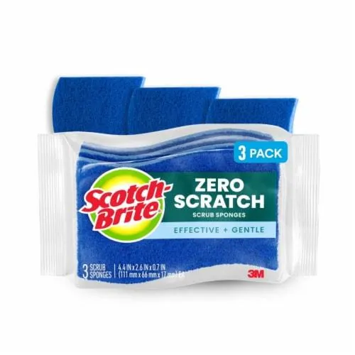 Scotch-Brite® Zero Scratch Scrub Sponge Multipack