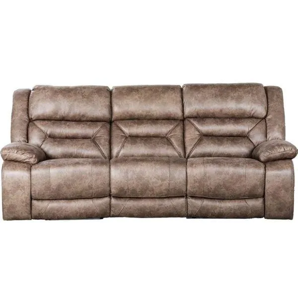 Badlands Tan Reclining Sofa
