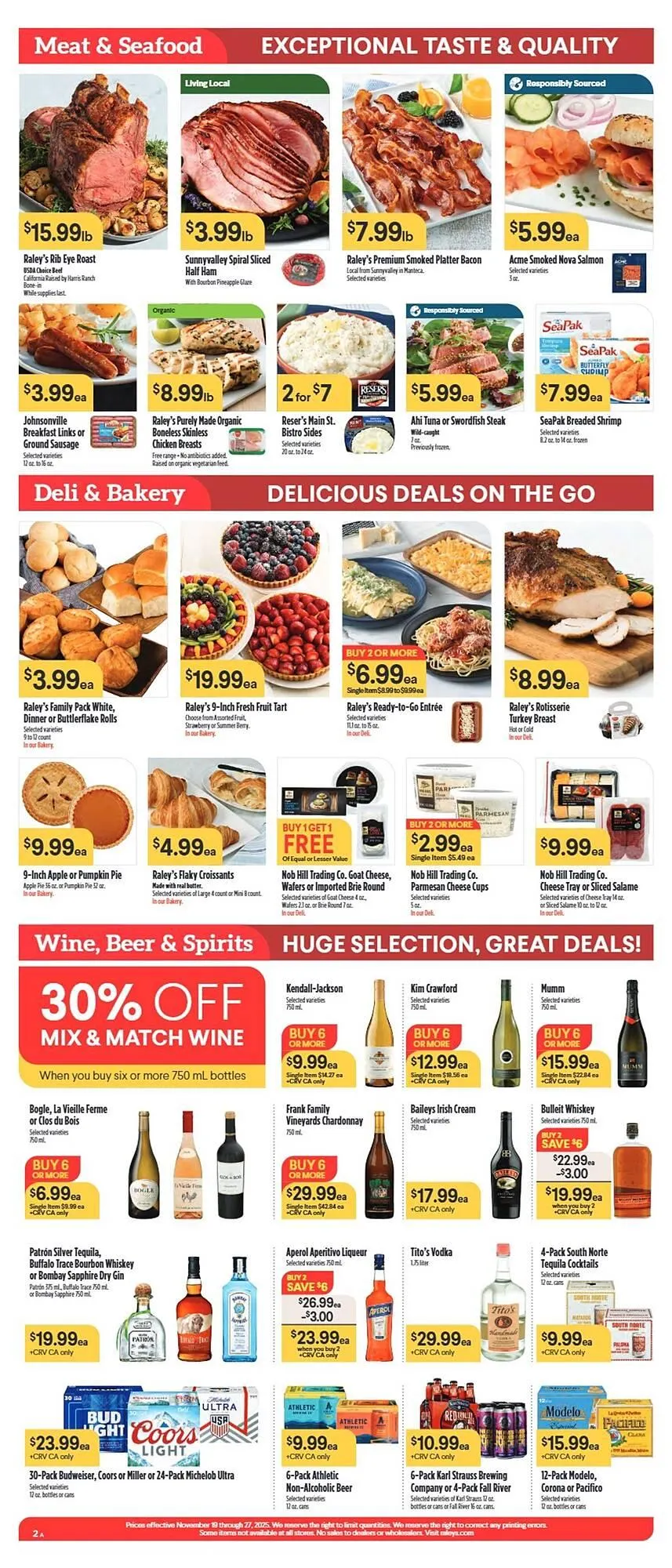 Weekly ad Nob Hill weekly ad from November 19 to November 27 2025 - Page 2