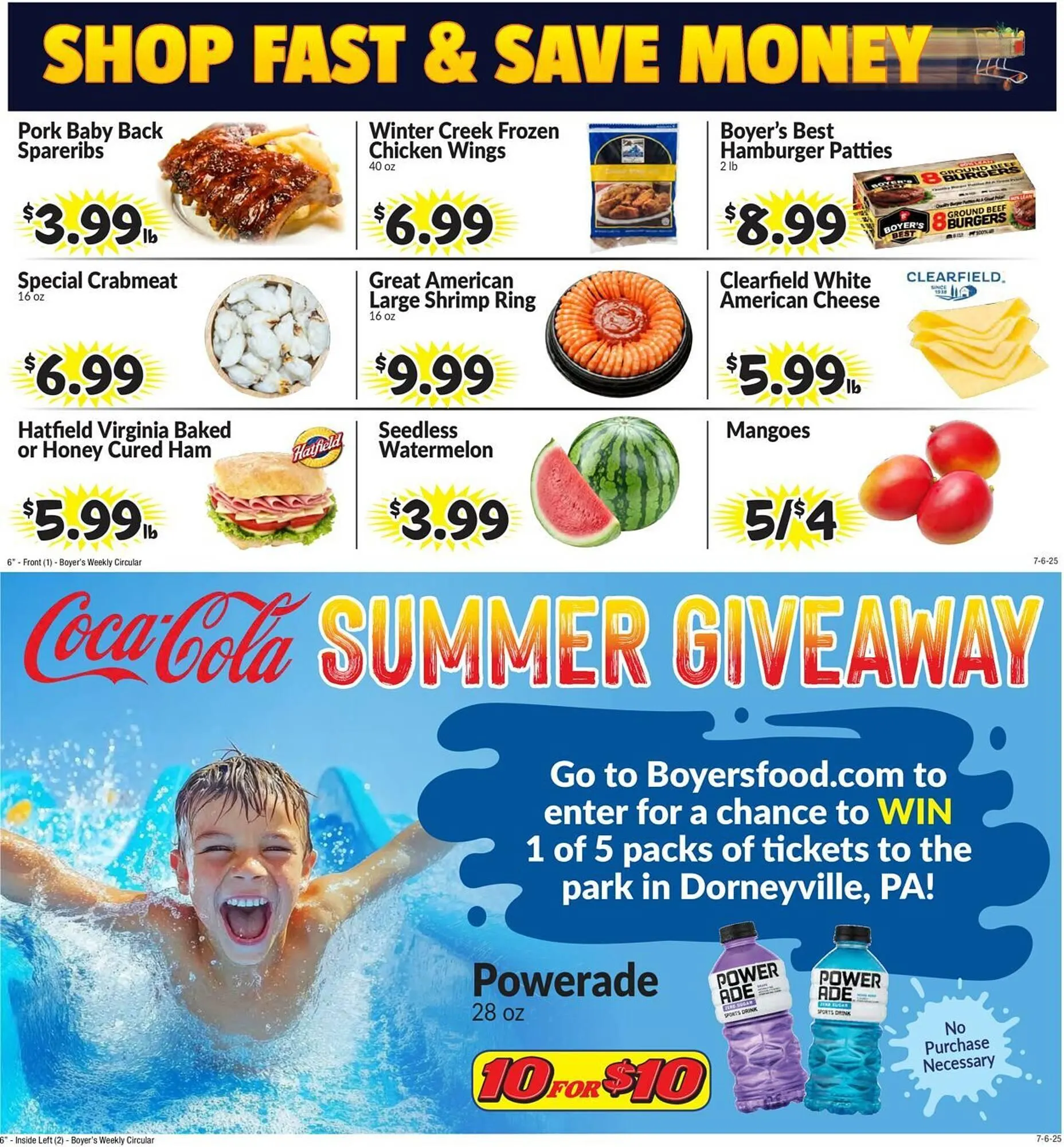 Boyers Food Markets Weekly Ad - 1