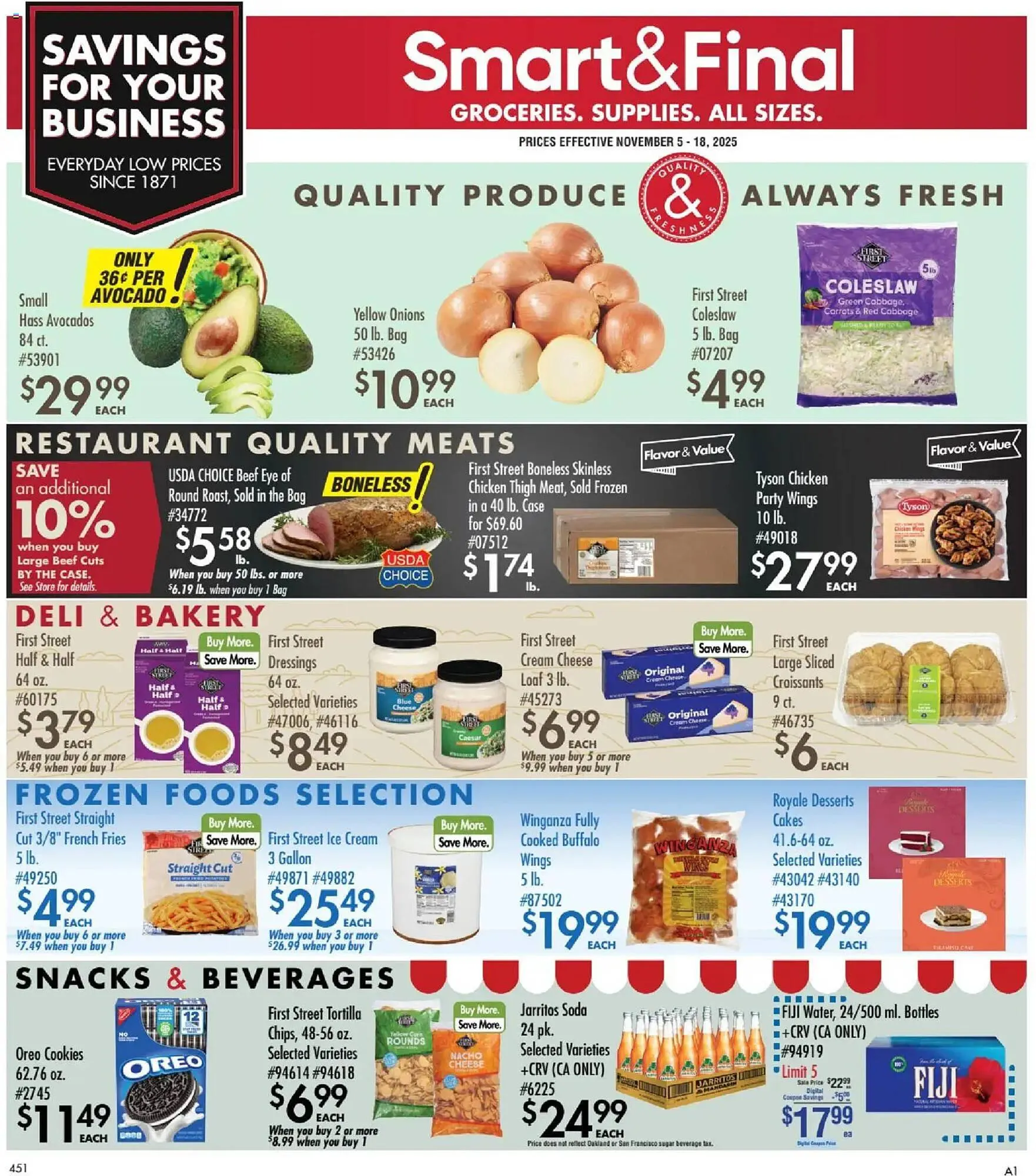 Weekly ad Smart & Final weekly ad from November 5 to November 19 2025 - Page 1