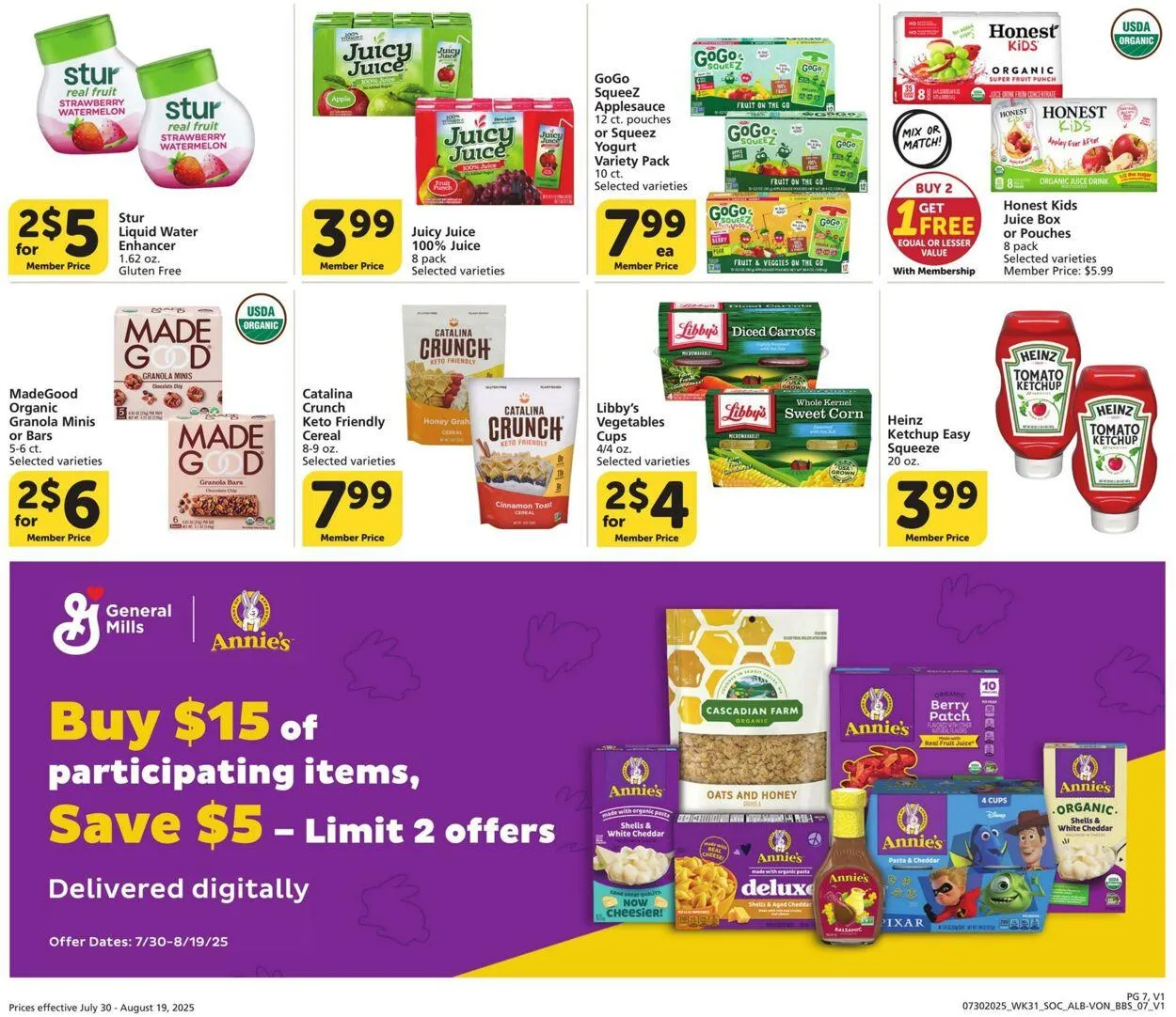 Catálogo de Vons Current weekly ad 30 de julio al 19 de agosto 2025 - Página 7