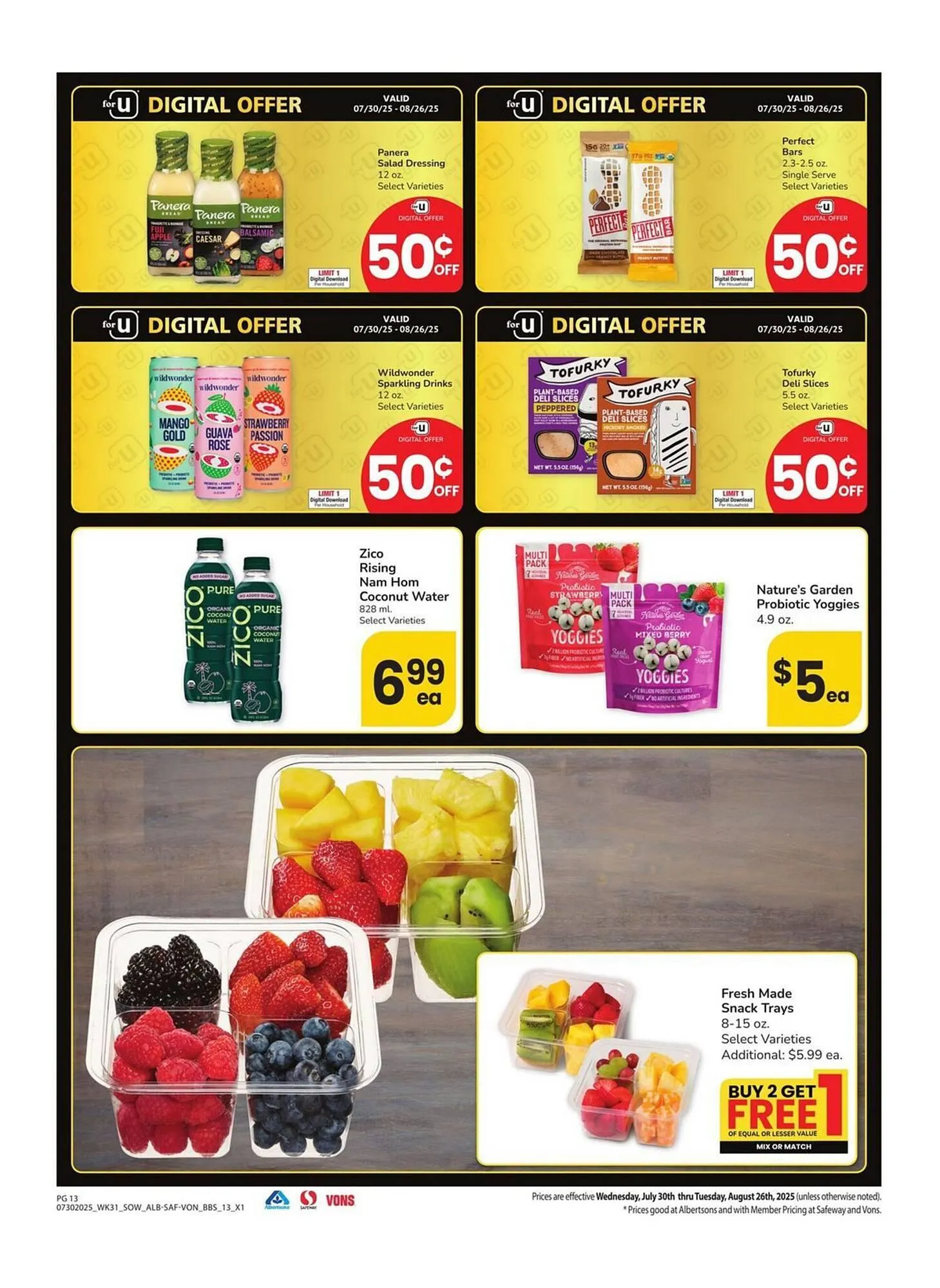 Weekly ad Albertsons Weekly Ad from July 30 to August 26 2025 - Page 13