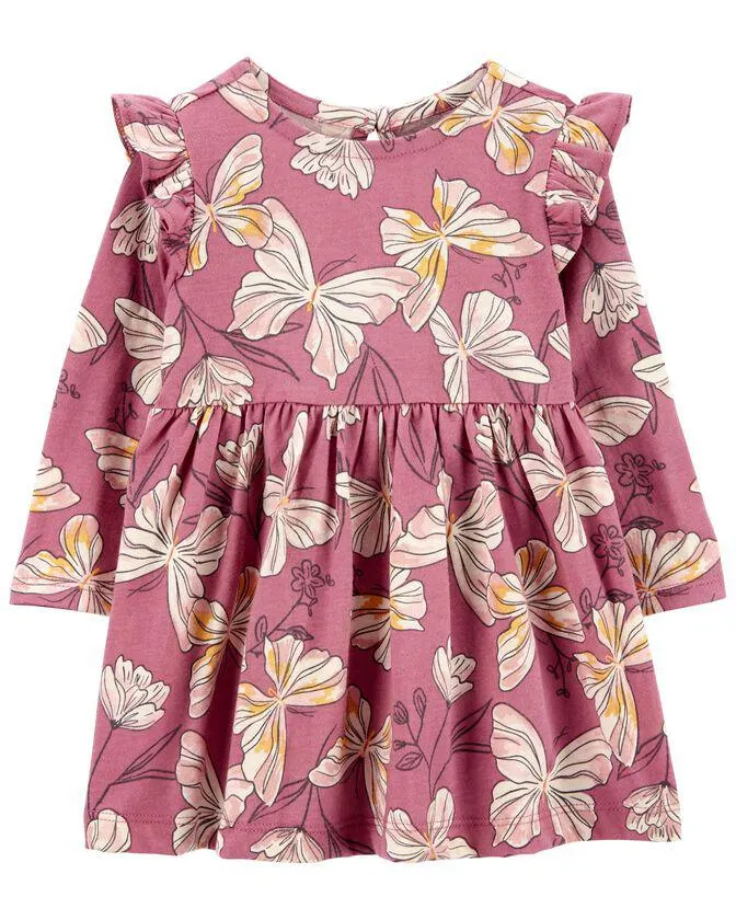 Baby Butterfly Jersey Dress