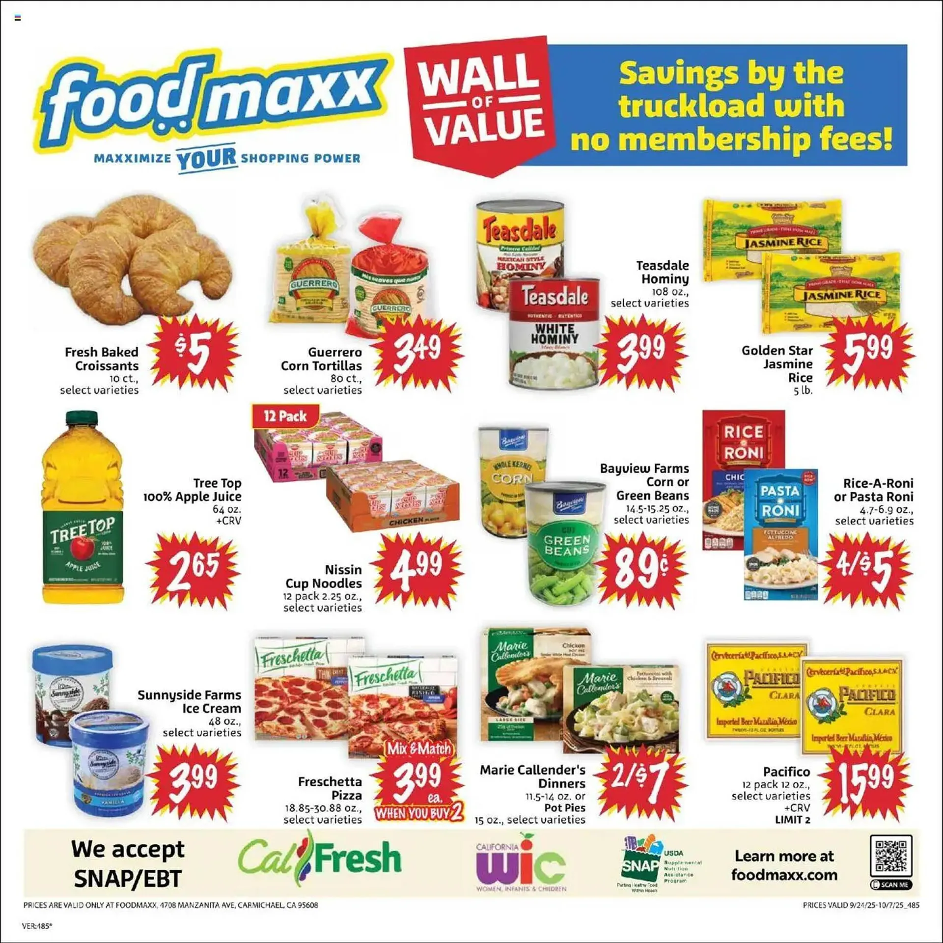 Weekly promotion Foodmaxx weekly ad spanning from September 24 to October 8 2025 - Page 2 for Catalogue 365