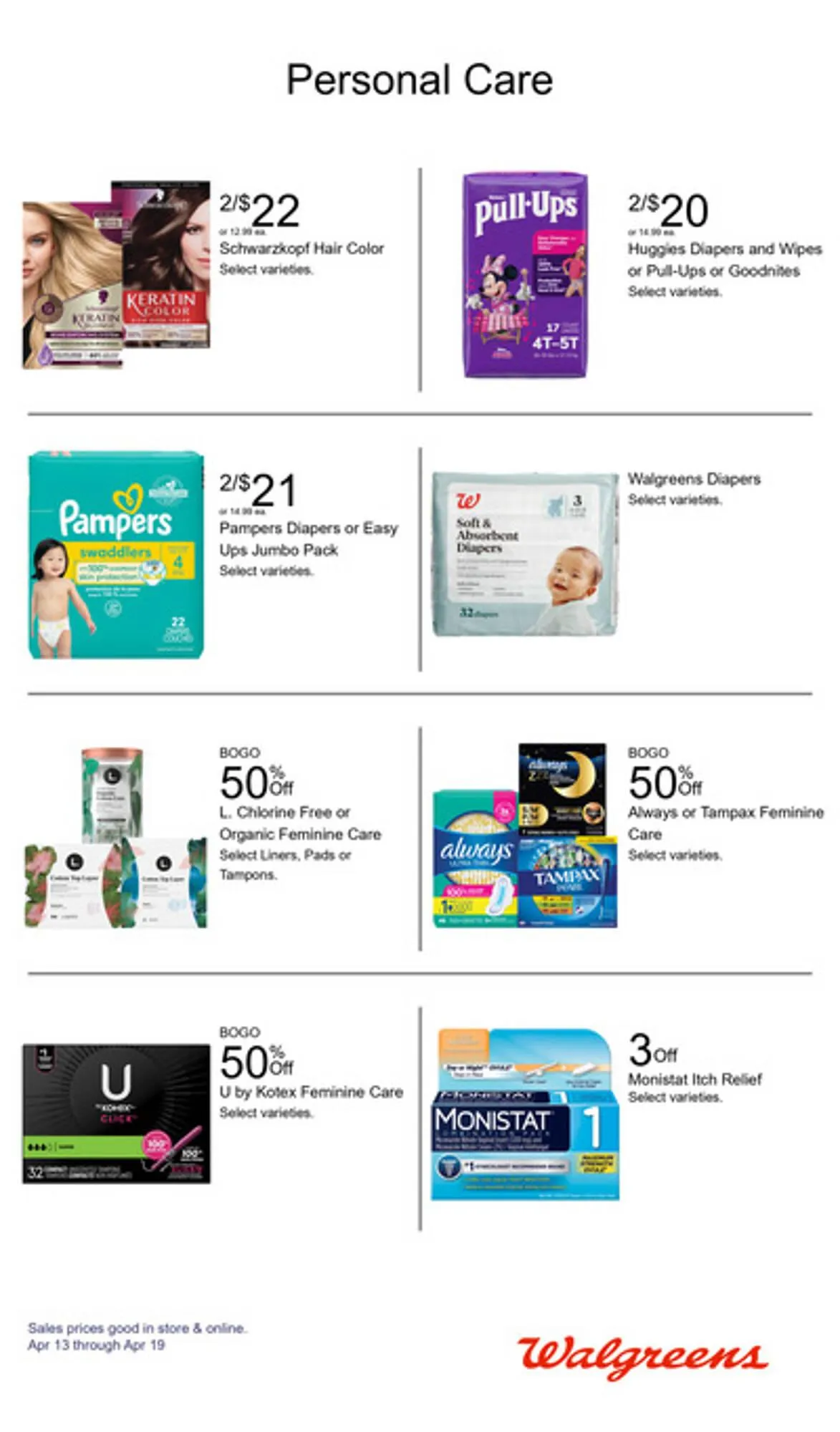 Weekly ad Walgreens Weekly Ad from April 13 to April 19 2025 - Page 21