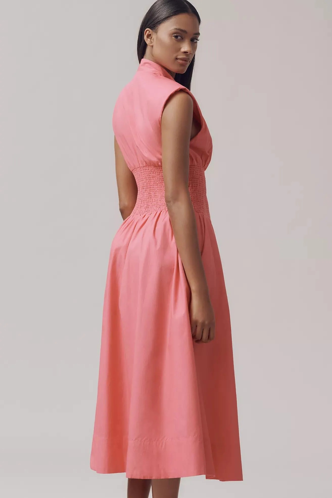 The Tommie Zip-Front Midi Dress