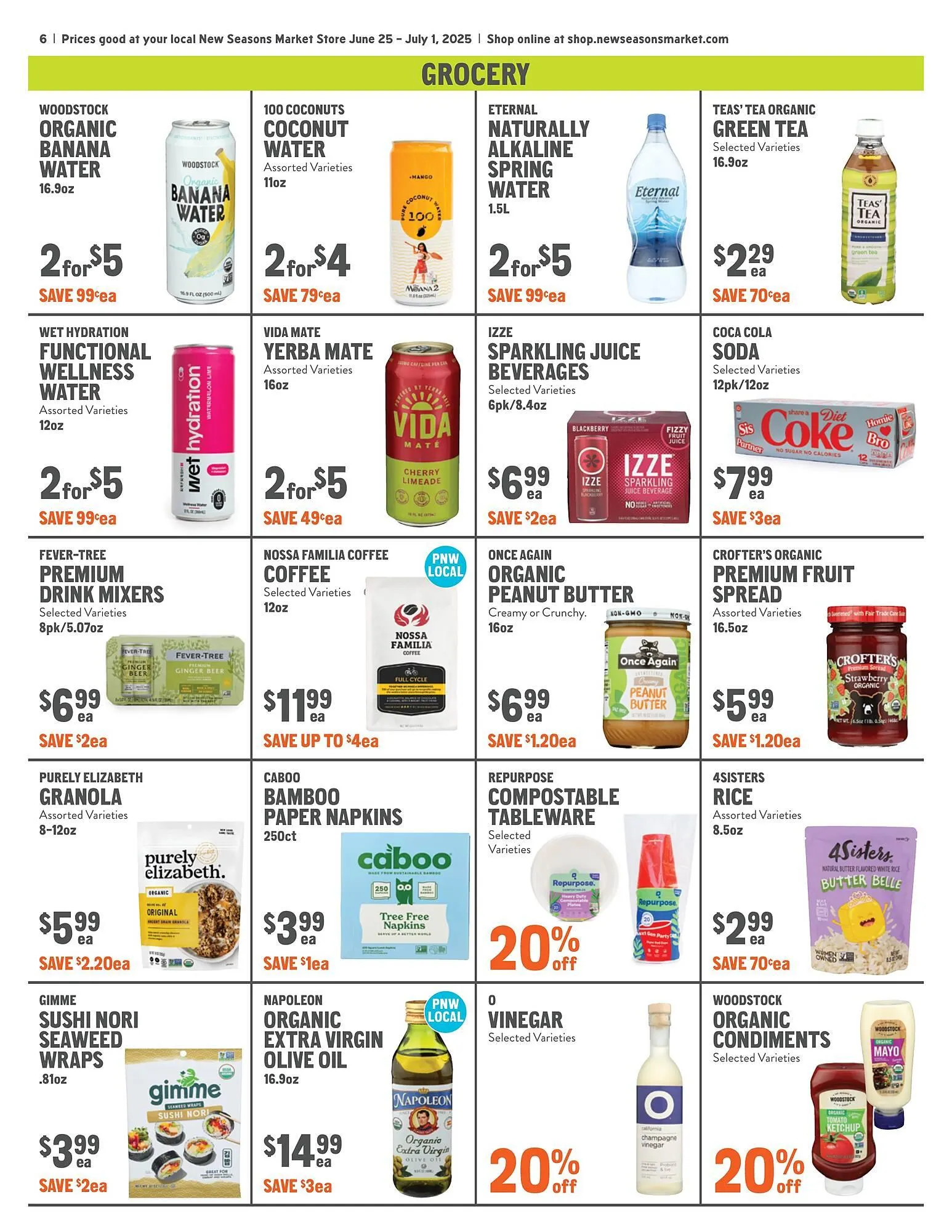 Weekly ad New Seasons Market ad from June 25 to July 1 2025 - Page 6