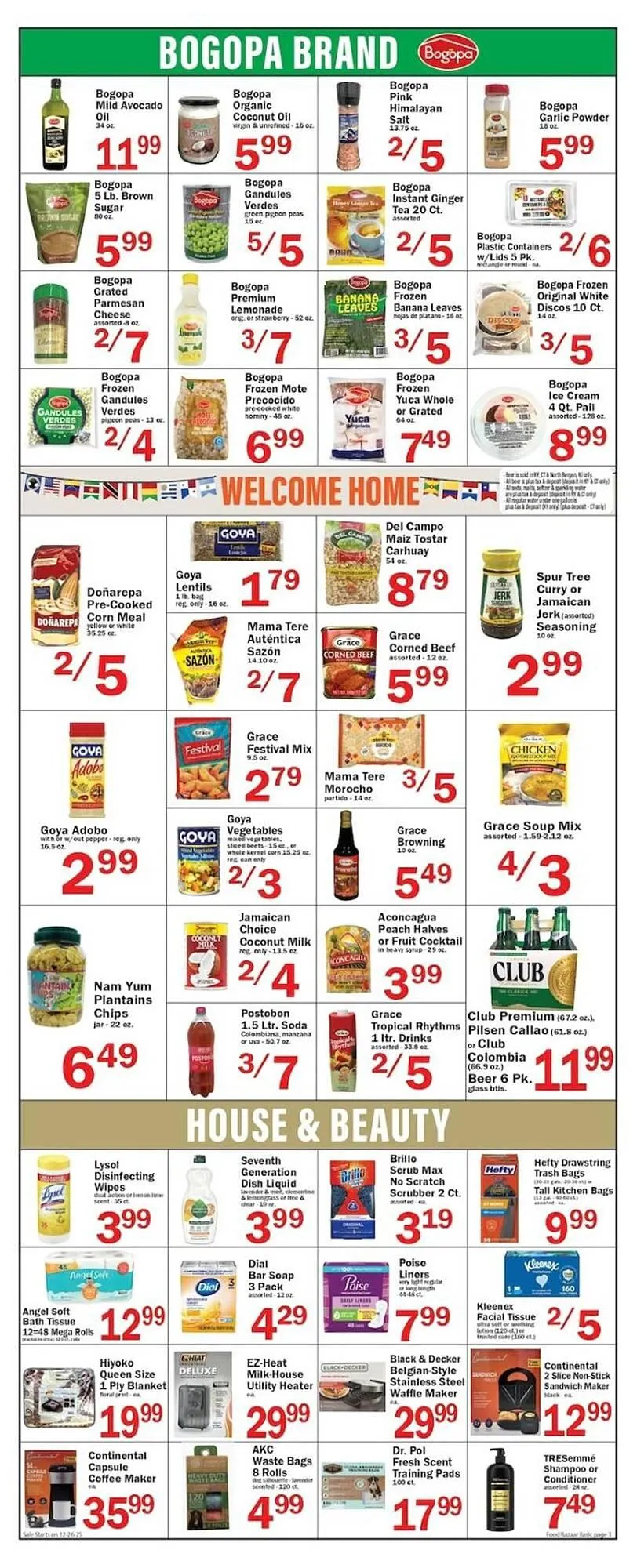 Weekly ad Food Bazaar circular from December 26 to January 1 2026 - Page 3
