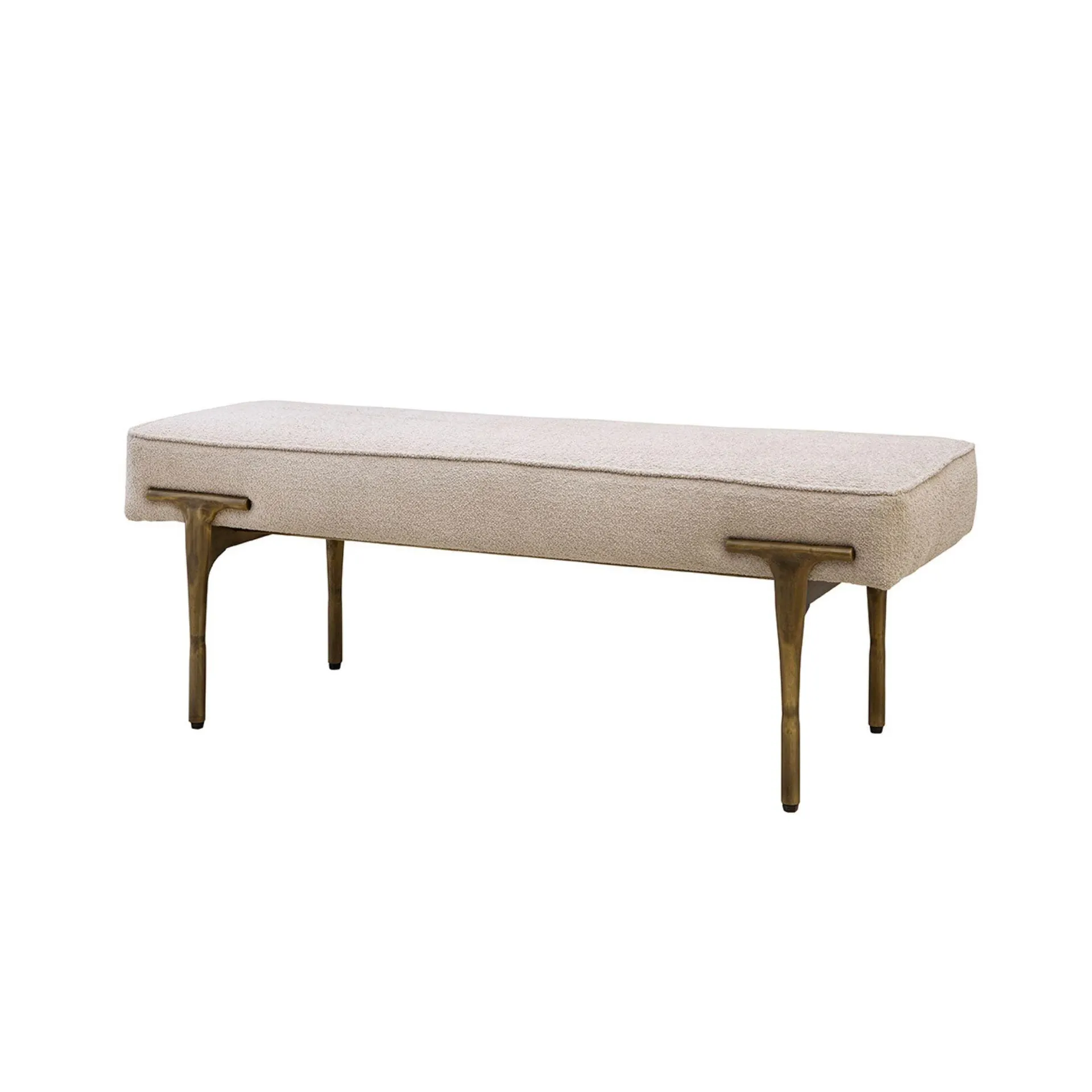 Griffin Boucle Upholstered Bench