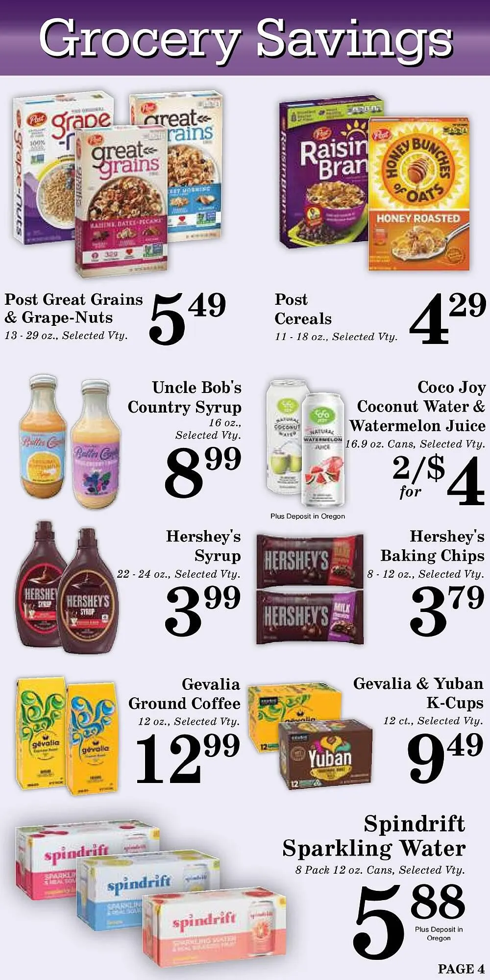 Weekly promotion Harvest Foods weekly ad spanning from September 3 to September 30 2025 - Page 5 for Catalogue 365