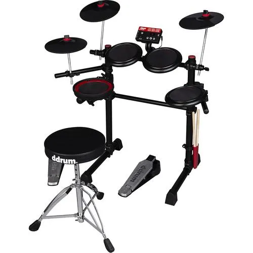 DDRUM Complete Electronic Drum Set w/ Mesh Drum Heads - DD EFLEX - Open Box