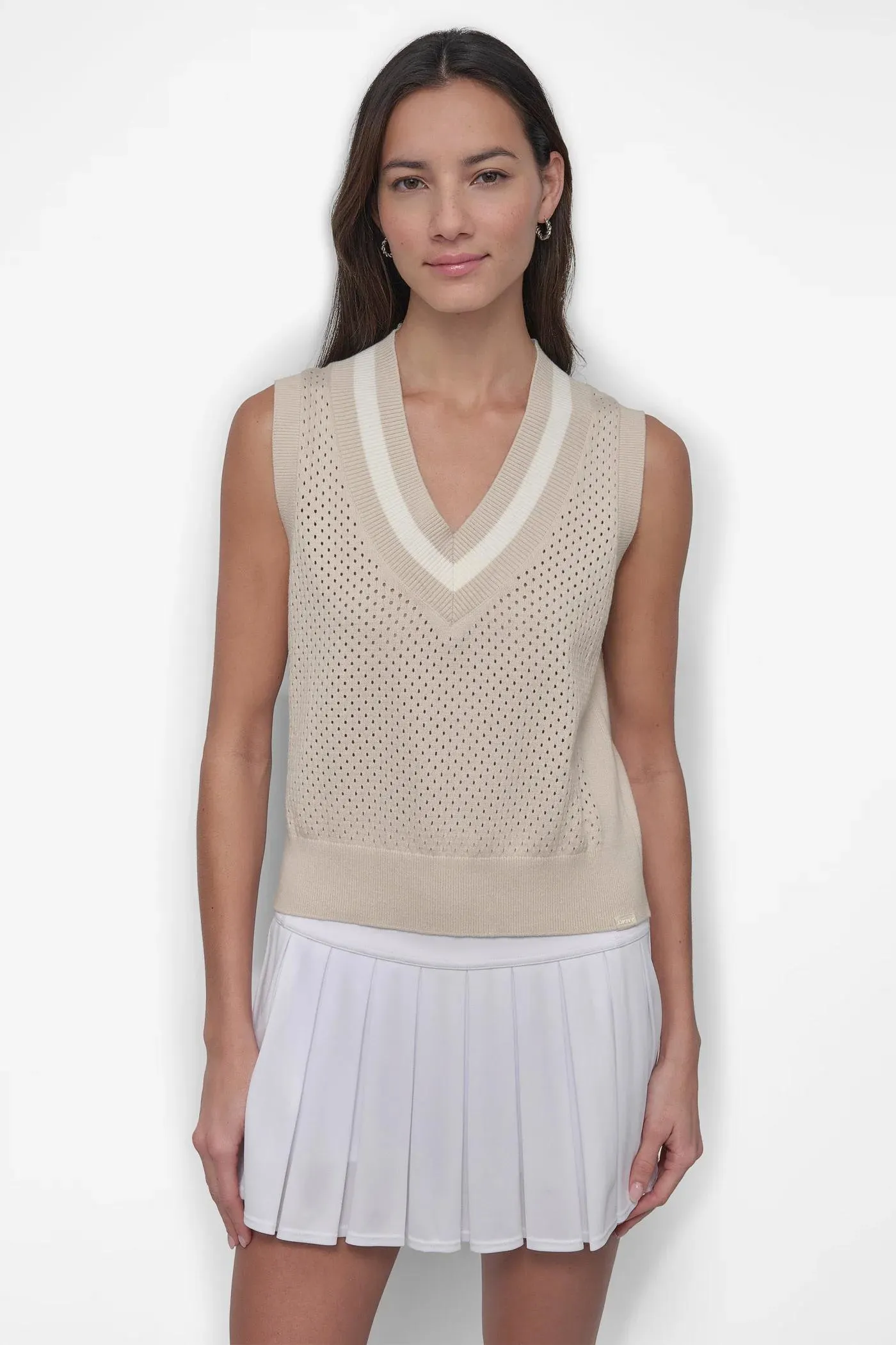 SPORT MESH V-NECK SWEATER VEST