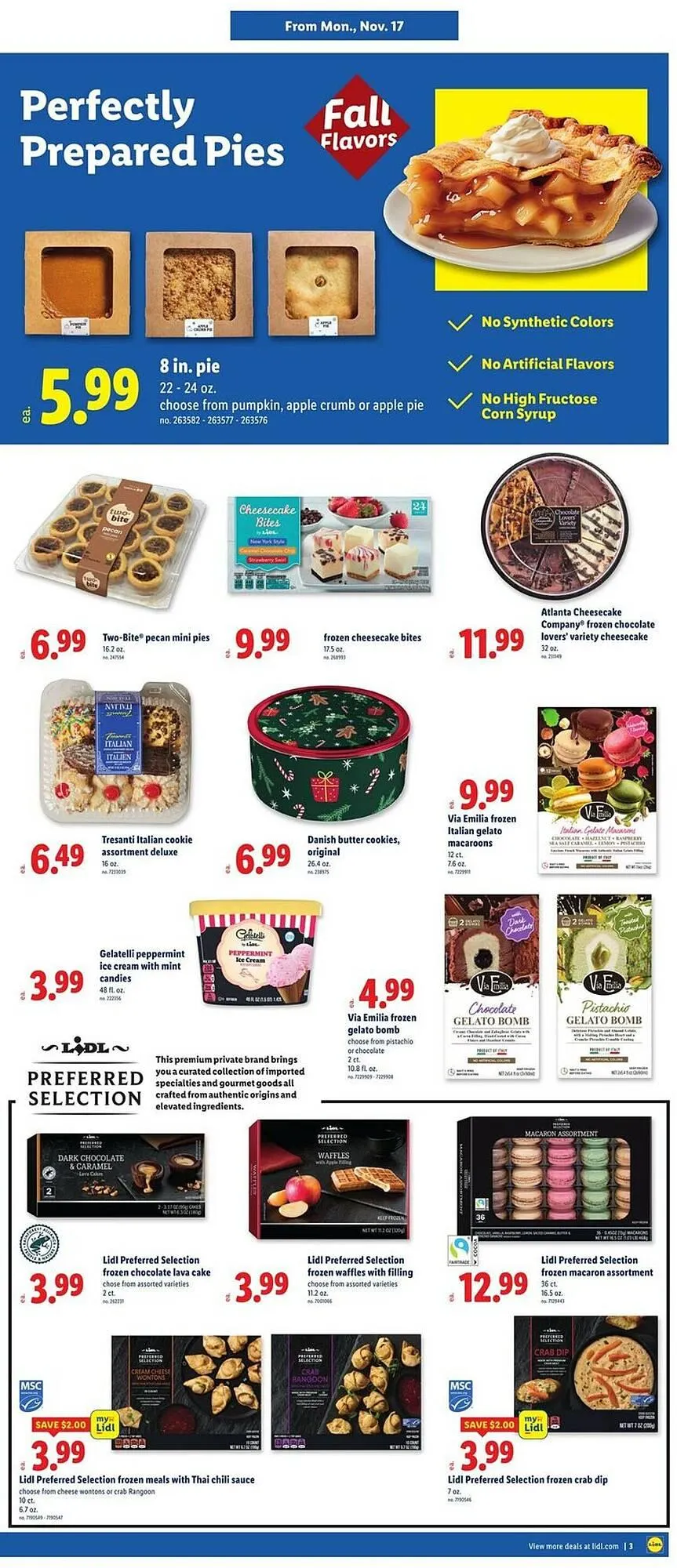 Weekly promotion Lidl weekly ad spanning from November 12 to November 18 2025 - Page 3 for Catalogue 365